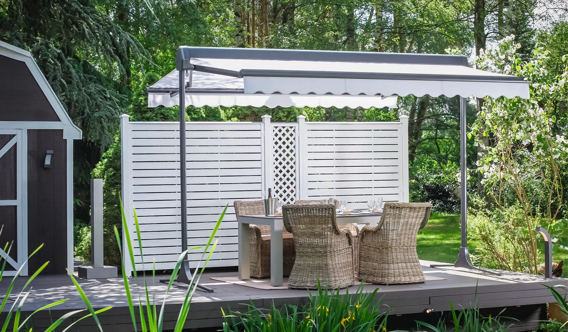 Stobag vrijstaande zonnescherm Ombramobil